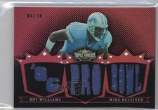 2007 Topps Triple Threads Relics 6/36 Roy Williams #TTR120 2u3