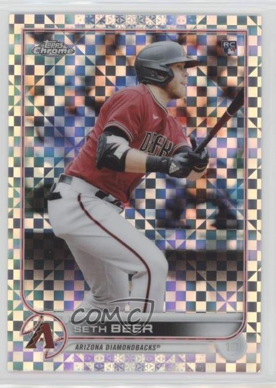 2022 Topps Chrome X-Fractor Seth Beer #186 uk2