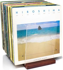 Vinyl Record Storage - a Mid-Century Style Record Holder for Albums, 60-70 LP...