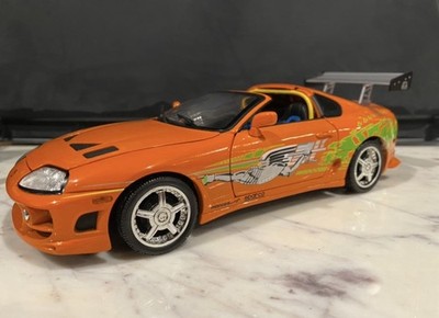 Racing champions Fast & Furious 1995 Toyota Supra 1:18 Scale Diecast Paul Walker