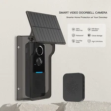 Vidéo Interphone sans fil à énergie solaire Intercom Home Systems Motion Detection