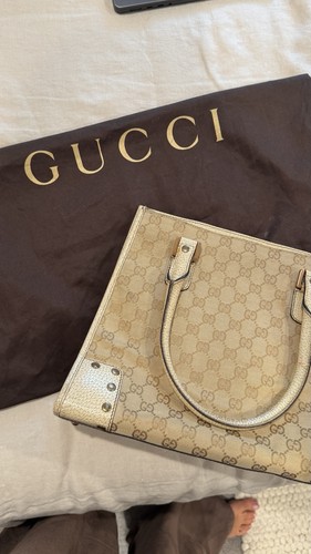 Gucci GG Canvas Tote Bag Pre-Loved