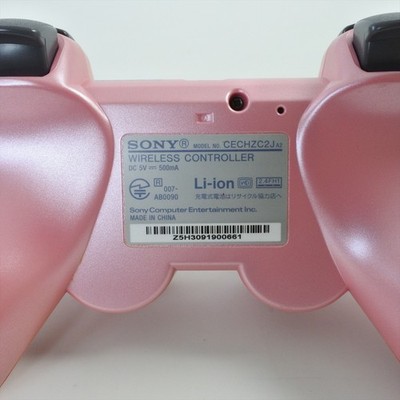 PS3 Controller Candy Pink NEW BATTERY CECHZC2JA2 DUAL SHOCK 3