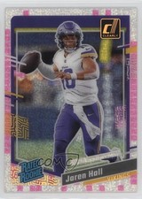 2023 Panini Clearly Donruss Rated Rookie Techno 4/10 Jaren Hall #66 yj0