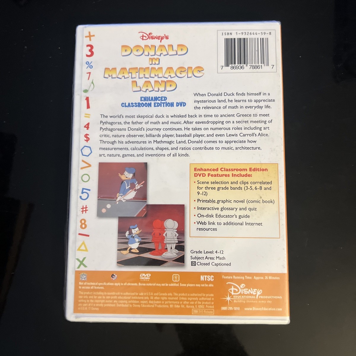 Donald In Mathmagic Land (DVD, 2009) for sale online | eBay