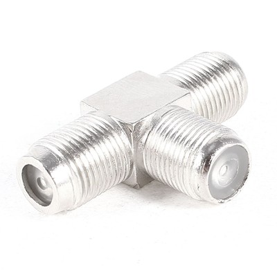 10pz angolo retto F femmina TV PAL maschio adattatore RF connettore