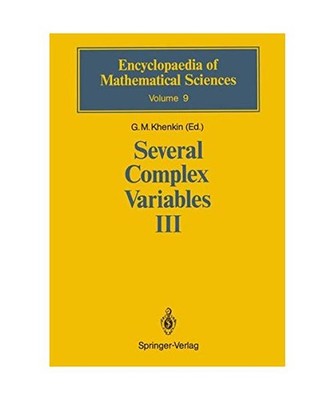 Several Complex Variables III: Geometric Function Theory: Geometric Function The