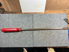 Mayhew 18S 25" Straight Pry Bar Red Handle USA Made Heavy Duty Mechanic Tool