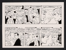 Original Art for the Winnie Winkle Comic Strip (1/26 & 1/27 1996) by Frank Bolle