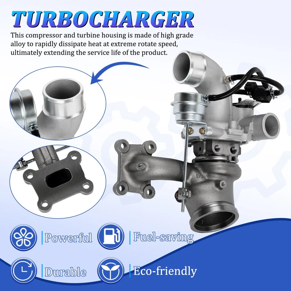 OEM Turbo Turbocharger For 2013-2016 Ford Escape Taurus Focus Lincoln MKZ 2.0L - Image 2 of 4