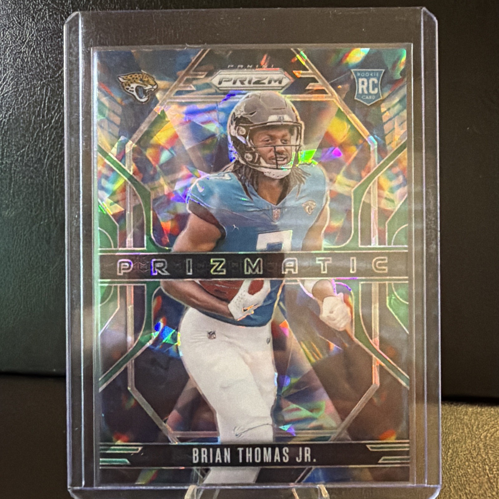2024 Panini Prizm #19 Brian Thomas Jr. Prizmatic Green Ice Prizm