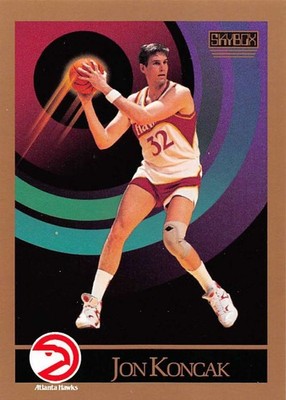 1990-91 SkyBox #3 Jon Koncak EX Excellent Hawks