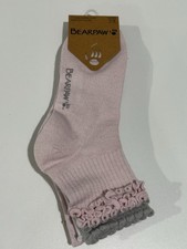BEARPAW Ladies' 5 Pair Super Soft Anklet Socks Size 9-11 LT Pink/Mixed - NWT