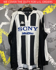 Camiseta de fútbol visitante Juventus 1997 - 1998 manga larga talla XL Kappa fútbol ig93