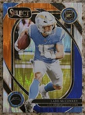 Sports Cards 2024 Panini Select Ladd Mcconkey Rookie Orange And Blue Shock Club