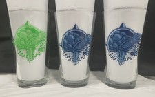 Terrapin Brewery, pint beer glasses (3), Athens, Gerorgia, craft brewer, mint