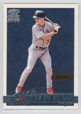 2000 Pacific Paramount Platinum Blue 25/67 JD Drew #194 et0
