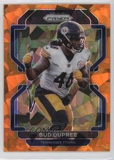 2021 Panini Prizm Orange Ice Prizm Bud Dupree #7 1pz4