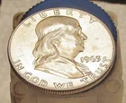 1963 D   Brilliant Uncirculated Franklin STACKERS DELIGHT  #704 - 5