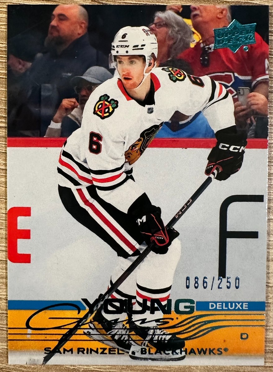 SAM RINZEL 2025-26 UPPER DECK SERIES 1 DELUXE YOUNG GUNS RC SP