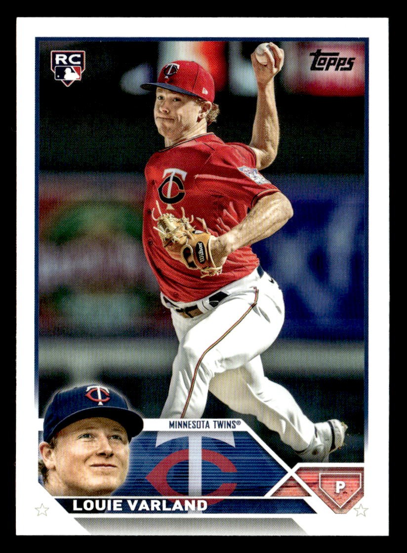 Louie Varland 2023 Topps Baseball #441 Rookie Minnesota Twins