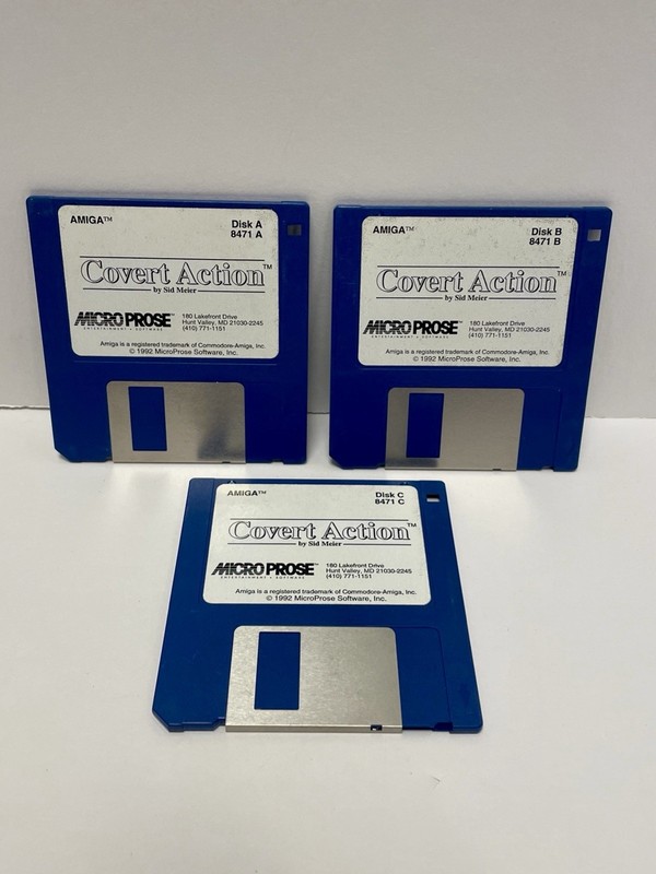 COMMODORE AMIGA -- COVERT ACTION (MICROPROSE) 1992