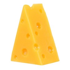 Artificial Cheese Realistic Triangle Cheese Fake Cake Slice Model Simulation ...