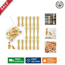 Quality Brass Handle Screws - 20 Set Rivets, 6mm Ideal for Knife Making