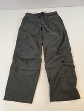 VTG Nike ACG Convertible Pants Women's 10 Outdoor Hiking Gray 30x30