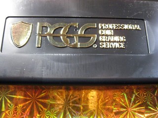 (1) BLACK PCGS 20 COIN BOX & LID no coins Silver Eagles Maples PCGS Graded