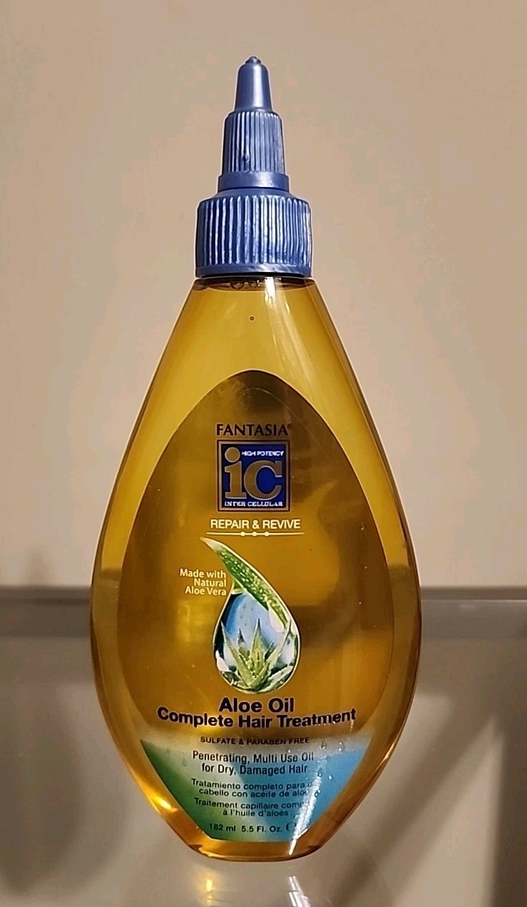 Fantasia IC repair and revive Aloe Oil complete Hair treatment 5.5 fl oz. NEW