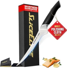   7-inch Meat and Fish Dual-Purpose Boning Knife—VG10 Steel Ultra-Sharp Blade 