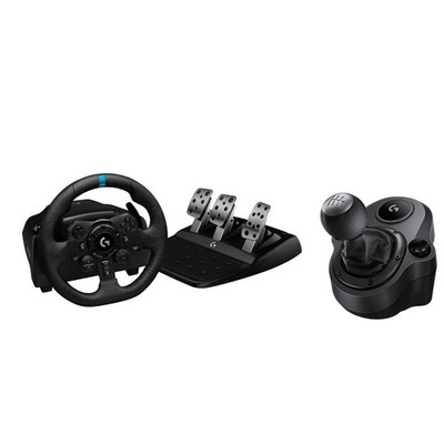 Logitech G923 Racing Wheel and Pedals + Driving Force Shifter