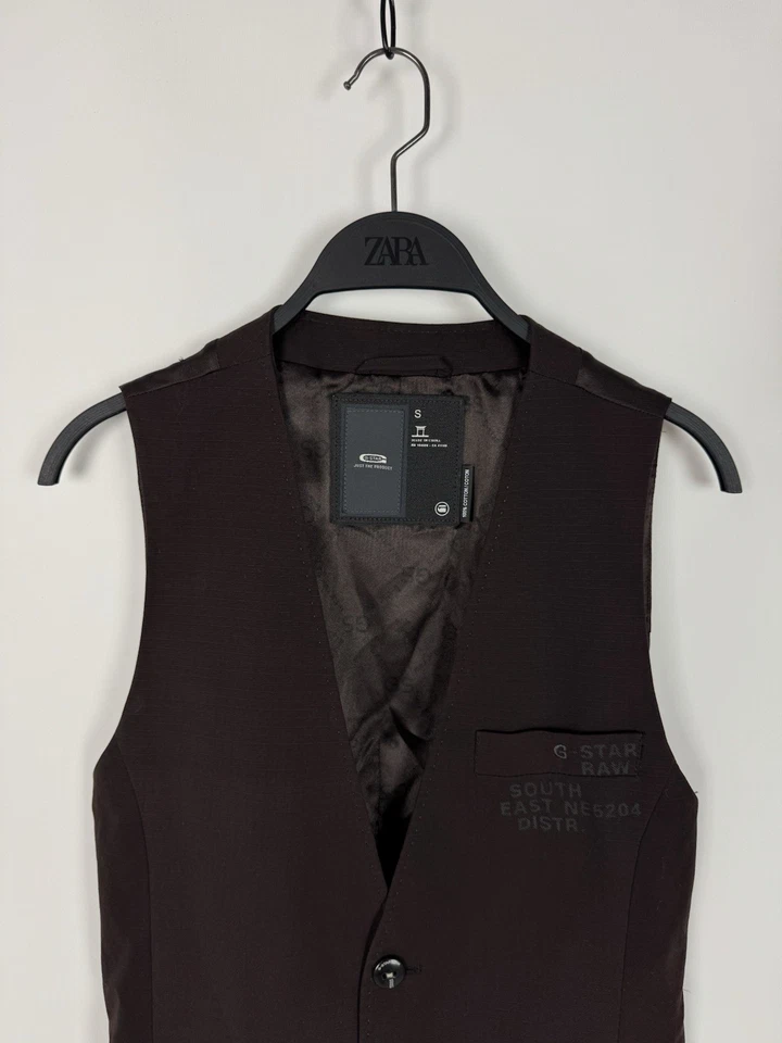 Chaleco G-Star marrón Foto 2 de 4