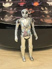 Vintage Star Wars Death Star Droid Chrome Action Figure 3.75" Loose Complete