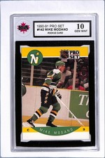 1990-91 Pro Set Mike Modano Rookie KSA 10 (Free Shipping $100+) BCGA2 #142