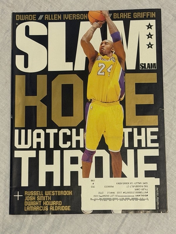 Slam Magazine Issue 146 Kobe Bryant Mamba NBA Basketball April 2011 Used
