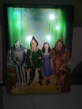 The Wizard of Oz Lighted Canvas Wall Art  Dorothy, Scarecrow,Tin Man & Lion