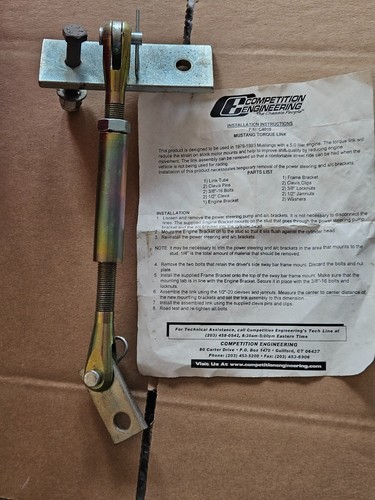 Competition Engineering 78-93 Mustang torque link part # C4010