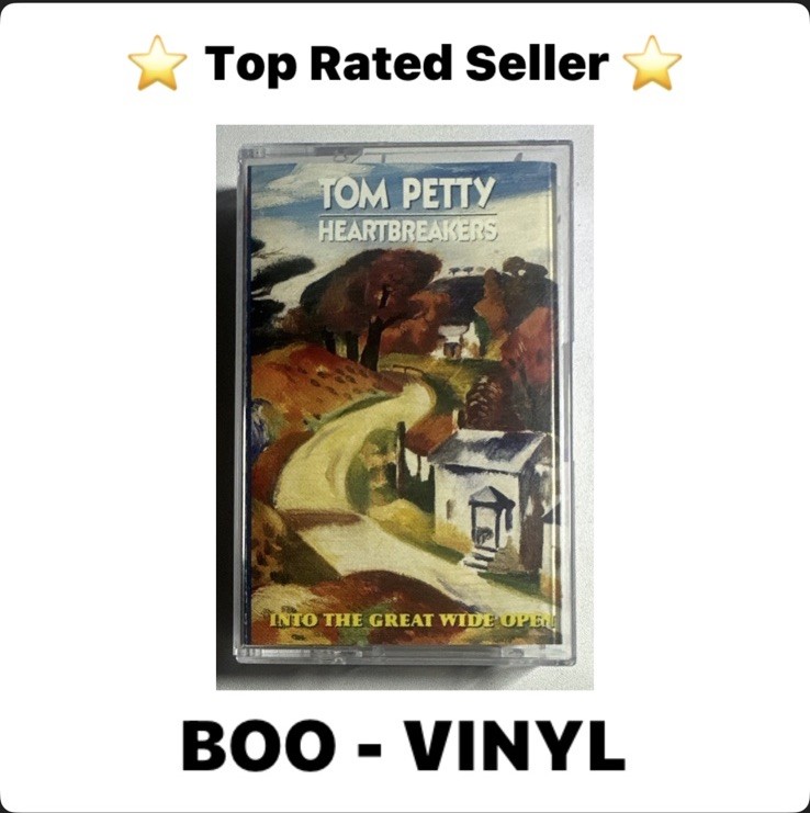Tom Petty Into The Great Wide Open Cassette Tape Album EX / EX Condition