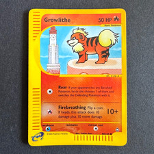 Pokemon Growlithe 80/147 Aquapolis Holo Reverse Rare 2002 English TCG WOTC on eBay