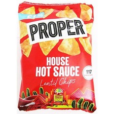 Proper House Hot Sauce Lentil Chips 15 x 50g Priced Packs