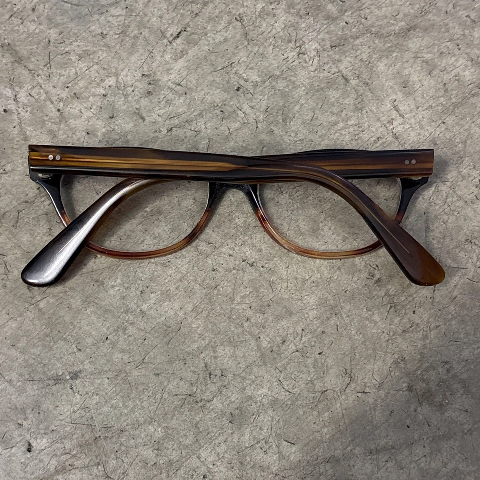 Monturas de gafas Masunaga 008 marrón oscuro/tortuga ojo de gato 51-16-145 Foto 4 de 4
