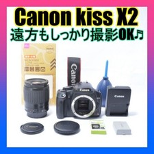 Canon EOS Kiss X2 Camera with 80-200mm Lens Used From Japan