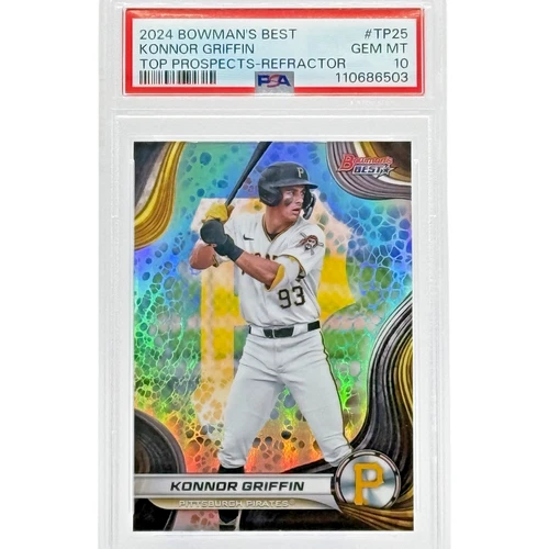 2024 Bowmans Best Konnor Griffin Top Prospects Refractor PSA 10 Gem Mint RC