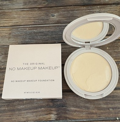 The Original No Makeup Foundation- Color Fair, New With Sponge