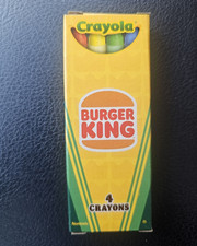 Crayola x Burger King Limited 4-Crayon Box Pack, Multicolor