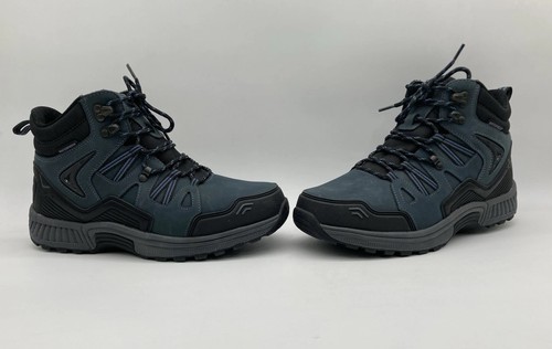 Orthofeet Dakota Waterproof Women’s 8.5 2E (X-Wide) Blue Hiking Boots