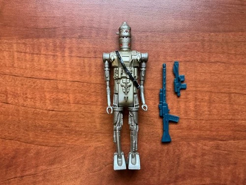 Vintage Kenner Star Wars 1980 IG-88 No Coo Smile Factory w/ Matched Weapons