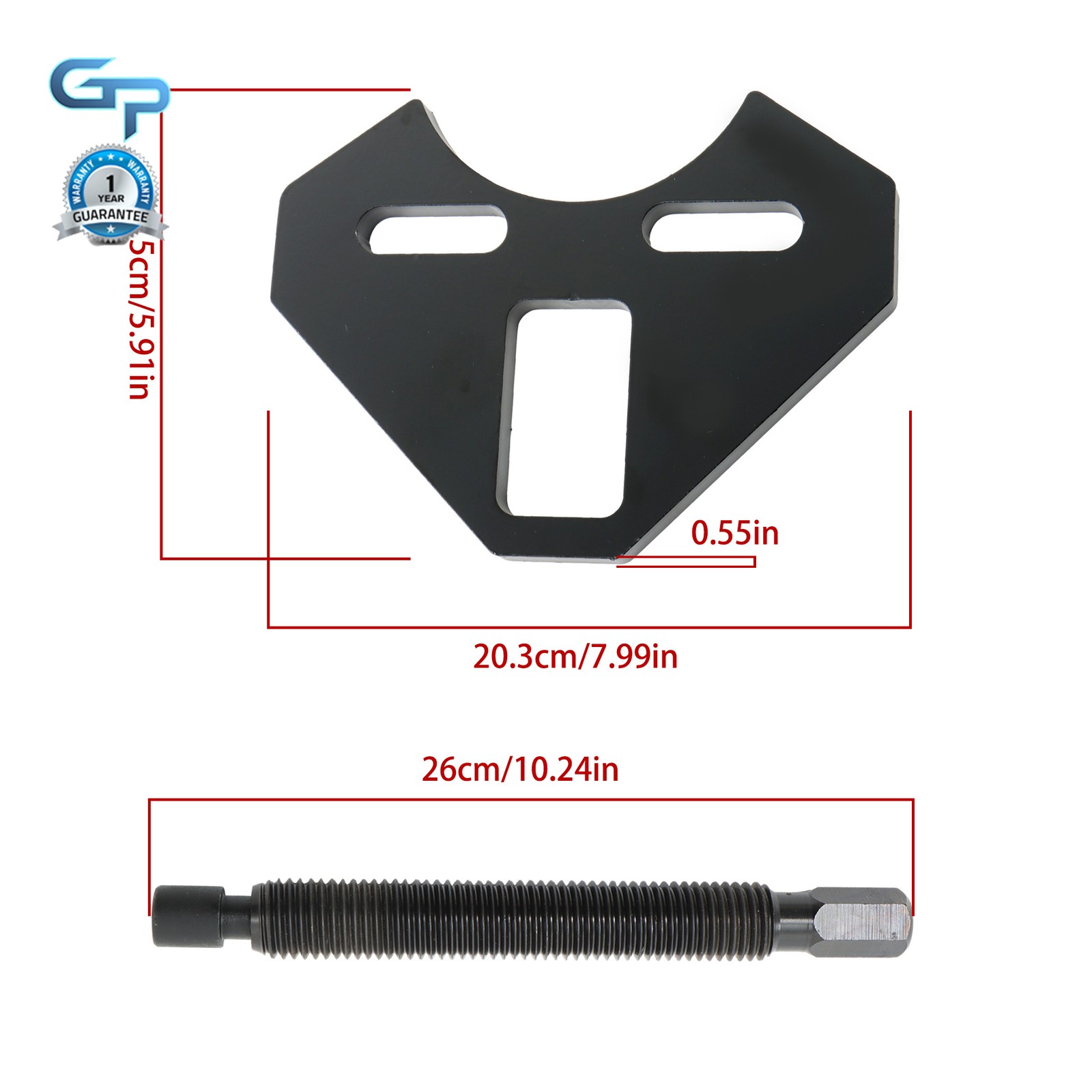 Wheel Bearing Hub Remover Plate for Most 5 6 8 Lug 40100 Hub Removal ...